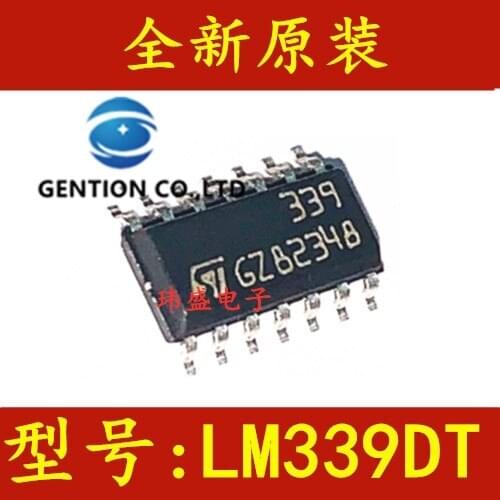 20PCS Four voltage comparator LM339DT SOP14 339 chip in stock 100% new and original