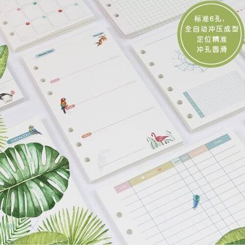 A7 Multicolor tropical rain forest bird n24 n72 n04 n10 piont/gird/month/n32 n66/line/to do n24 n72 Diary A5 A6