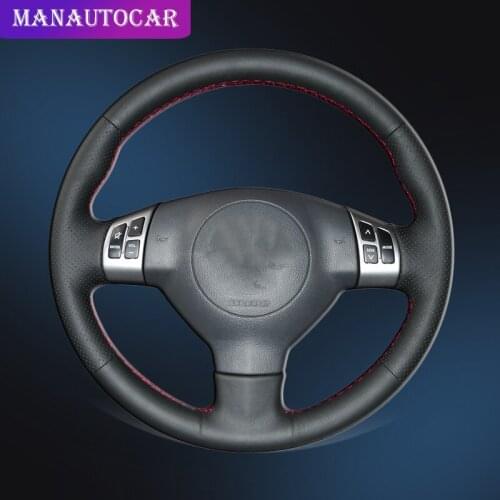 Car Braid On The Steering Wheel Cover for Suzuki Swift Sport 2005-2011 Splash 2007-2015 Opel Agila Vauxhall DIY Auto Covers