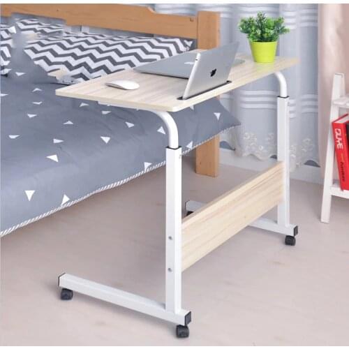 Foldable Computer Table Adjustable Portable Laptop Desk 80*40CM Rotate Laptop Bed Table Can be Lifted Standing Desk