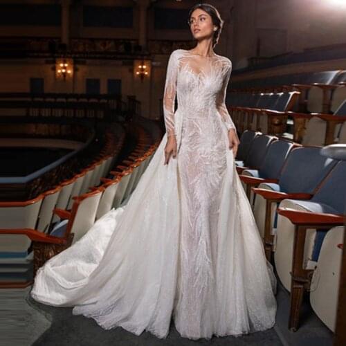 HZWL Wedding Dresses With A Train