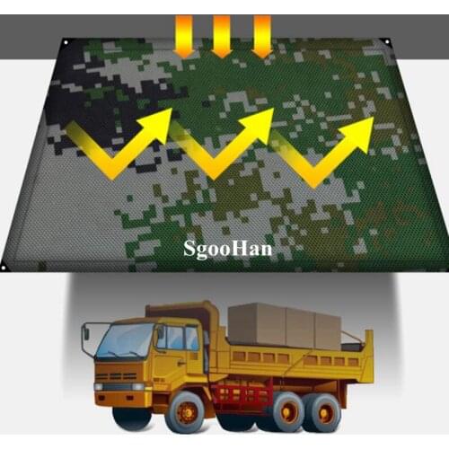 Camo Canvas PVC Coated Banner Tarpaulin Truck Canopys Rainproof Cloth Pet Dog House Shed Cover Waterproof Cloth Shading Sail