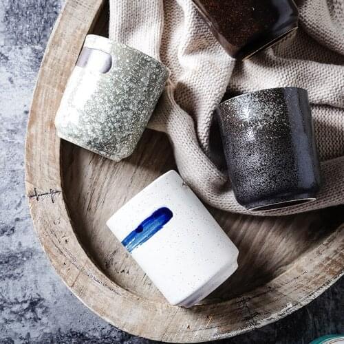 200ml Japanese Style Espresso Mug Coffee Cups Ceramics Cup Cafe Latte Kungfu Teacup Retro Coffeeware