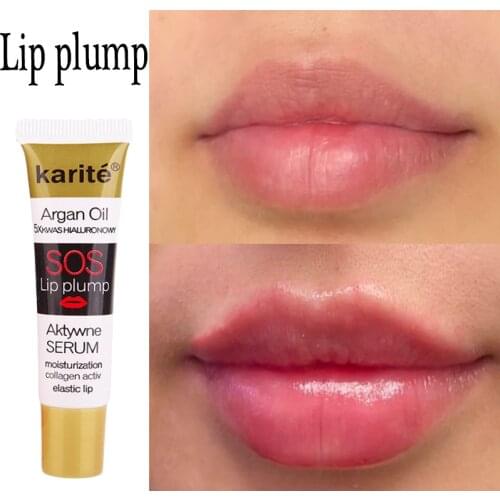 1pc Instant Volumising Lips Plumper Repairing Reduce Lip Fine Lines Mask Long Lasting Moisturizer Care Lip Oil Sexy Plump Serum