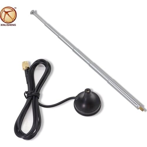 Mini 8cm FM AM radio 1.2G 1.8G 400Mhz 433Mhz 10dBi external signal booster toy telescopic Antennas for communications