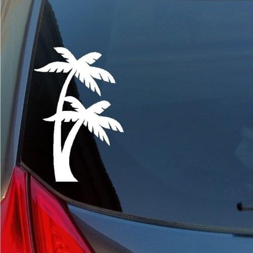 Palm Trees vinyl sticker decal island Tahiti Samoa Hawaii Ca Hi Caribbean Mexico