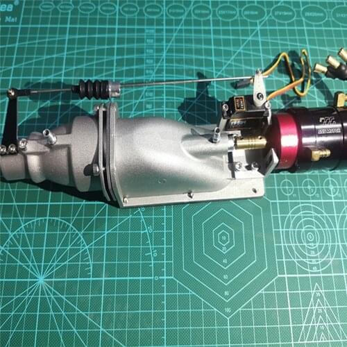 Full Aluminum Alloy 35MM Water Jet Water Thruster Underwater Propulsion Jet Pump for RC Boat Modification Parts