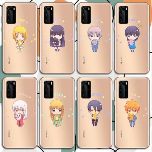 Fruits Basket anime lovely Phone Case Transparent for Huawei mate 20 10 9 8 X S 5G Z Enjoy pro plus