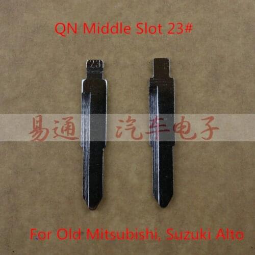 QN Middle Slot 23# For Old Mitsubishi, Suzuki Alto NO.23 Key Blade Blank Remote Car Key Replacement