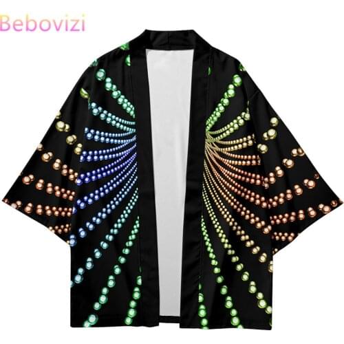 Plus Size Fashion 3D Beach Japanese Style Kimono Streetwear Men Women Cardigan Cosplay Haori Yukata Harajuku Tops Robe Clothes