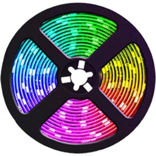 RGB LED Strip Lights Color Changing Music Sync Color for Decoration Home Party 20M Strip Lights with Remote