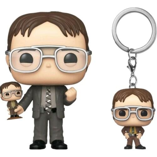 Disney Movie TV Series-The Office Dwight Schrute #882 Vinyl Model Children Action Figure Toys Birthday Gift Doll Desk Decoration