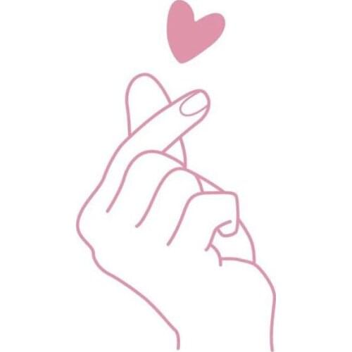 Waterproof PVC wall paper I love you PVC sticker DIY tape room decoration