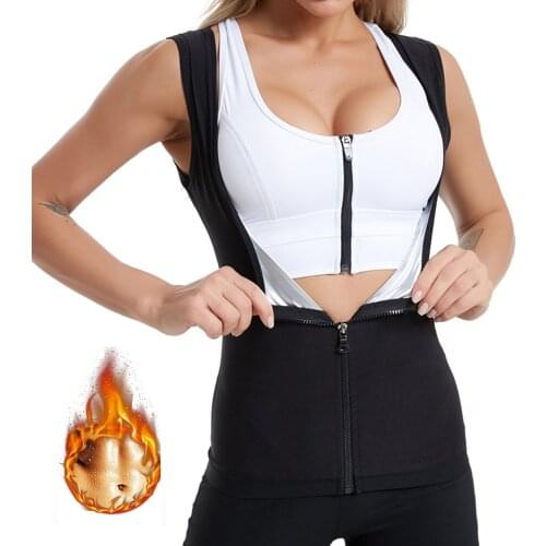 Women Body Shaper Waist Trainer Neoprene Sauna Sweat Vest Slimming Trimmer Fitness Corset Workout Modelling Strap Shapewear