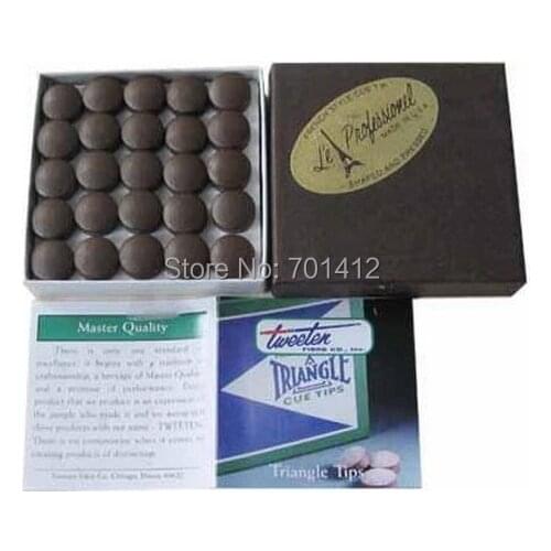 10pcs/lot original le professtional 13MM buffalo billiard pool cue tips