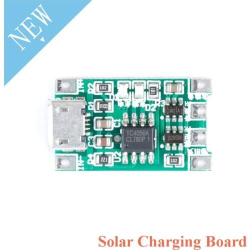 1S Micro USB 1A 4.2V 3.7V 3.6V 18650 Lithium Battery Solar Charging Board Charger Module TP4056 Li-ion Polymer with Protection