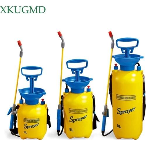 3/5/8L Pressure Sprayer Compressed Air Spray Garden Sprayer Pump Hand Pressure Watering Spray Garden Irrigation Car Clean 2018
