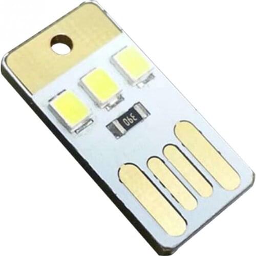 5PCS Outdoor Mini Slim Mobile USB LED Small Lights for Camping Night Walking Tent Lamp Light Portable Energy Saving Flashlight