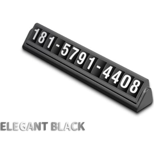 Car Styling Temporary Parking Card Auto Phone Number Card Plate Car Sticker Park Stop Telephone Number In Automobile Accessories