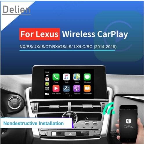 Wireless Apple CarPlay IOS for Lexus NX ES US iS CT RX GS LS LX LC RC 2014-2021 Multimedia & Android auto Retrofit Kit