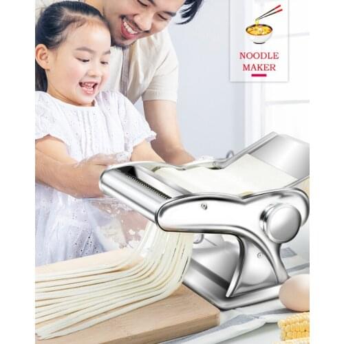 Household manual multifunctional rolling wonton wrappers hand stainless steel small noodle machine J05