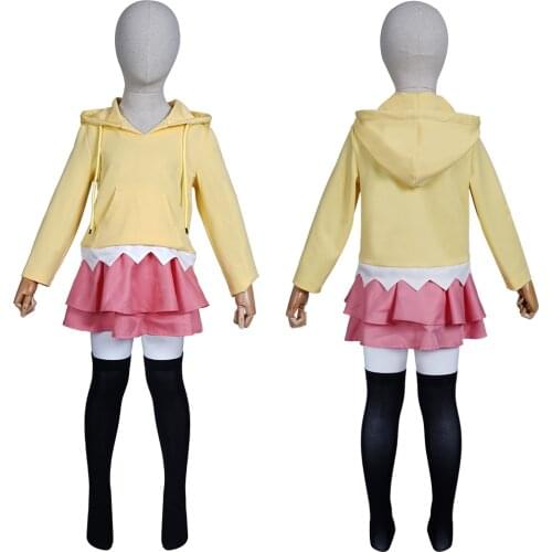 Kids Children Uzumaki Himawari Cosplay Costume Outfits Halloween Carnival Suit