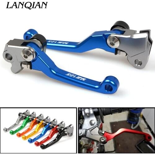 For YAMAHA 250X 2017 2018 CNC Pivot Brake Clutch Levers Dirt Bike Blue