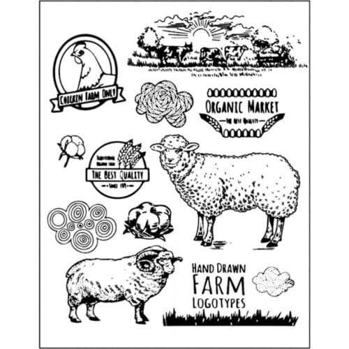 Farm Silicone Clear Seal Stamp DIY Scrapbooking Embossing Photo Album Decorative