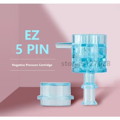 Hot Sale 5 Needles Tip Negative Pressure Cartridge For EZ Vacuum Mesotherapy Gun Injector Accessories