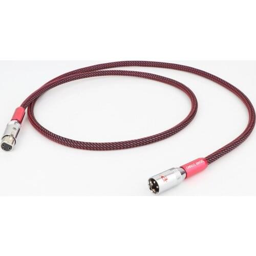 Hifi Audio OFC Silver Plated Coaxial Cable Hi-End XLR Interconnect Cord Cable XLR Male to XLR Female Cable