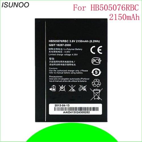 ISUNOO HB505076RBC Battery For Huawei Ascend G527 A199 C8815 G606 G610 G610-U20 G700 G710 G716 G610S/C/T Y600 Y600-U20 Battery
