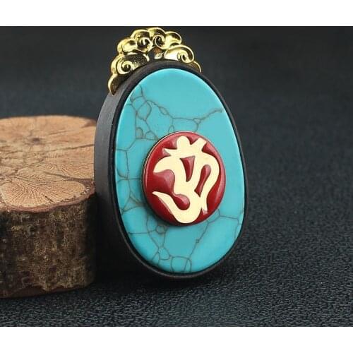 Nepal Tibetan Handcraft Buddhist Elephant Lotus OM Buddha Vajra Pestle Charms Pendant for Diy Necklace Jewelry Making Findings