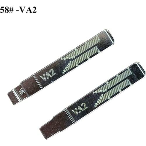 VA2 Engraved Line Key Scale Shearing Teeth Blank 58# key blade for citroenkey