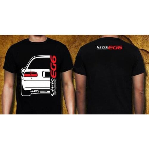 2019 Hot sale Summer Style Japan Car Civic Dolphin EG6 T-SHIRT Funny Tee shirt
