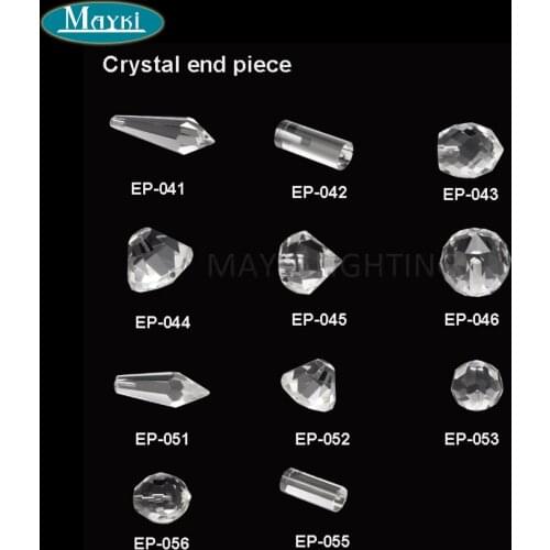 Maykit Fiber Optic Crystal End Piece For Fiber Optic Chandelier Made Crystal, 50pcs/Bag