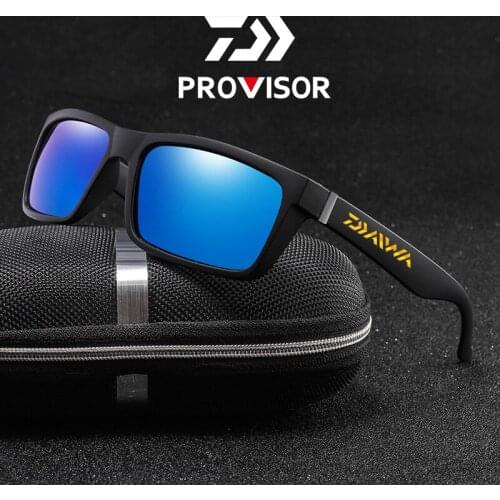 Daiwa Fishing Camping Hiking Sunglasses Polarized Sunglasses Male Sun Glasses For Men Retro Cheap Luxury Brand Designer