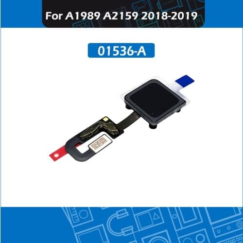 New Bouton marche 01536-A For Macbook Pro Retina 13" A1989 A2159 Power Button Touch ID Button Replacement