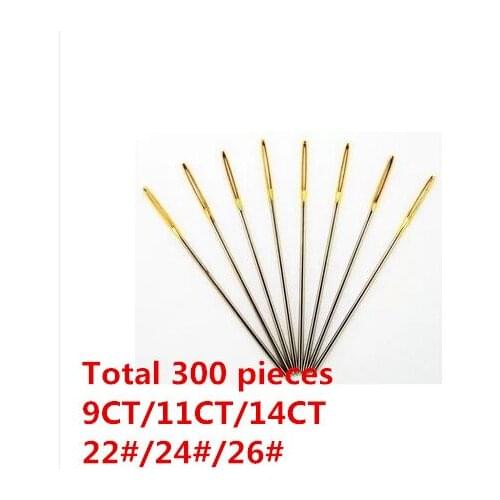 Wholesale Cross Stitch Needle Embroidery Needle Total 300 pieces