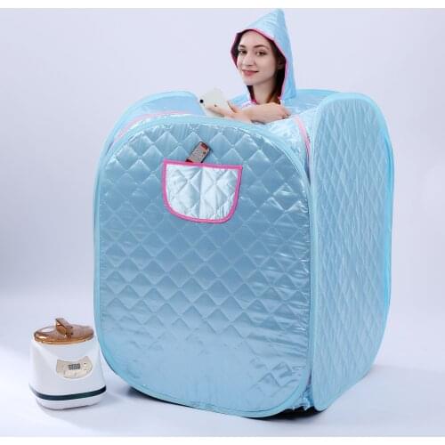 Sauna Steam Box Steam Generator Portable Steam Sauna Cabin Therapy Detox Lose Weight 2.8L 1500W Health Presevation Flod Sauna