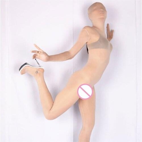 Sexy Women See Through Cosplay Modal Shiny Full Body Bodysuit Pantyhose Catsuit Sexy Pantyhose Erotic Lingerie Gay Wear 110