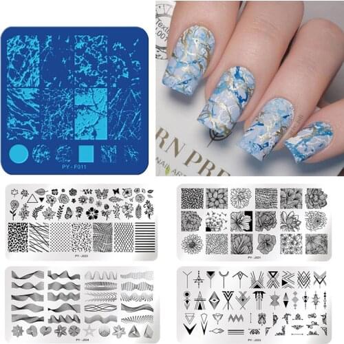 PICT YOU Animal Patterns Nail Stamping Plates Stainless Steel Stamping Template Nail Art Stamp Design Stencil Tools