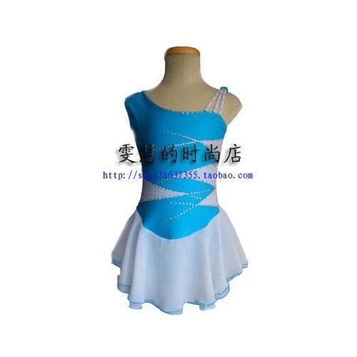 Ice skating dresses girls figure skating clothing custom hot sale competition skating dresses free shipping