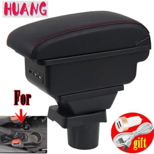 For chevrolet aveo armrest box central Store content box with cup holder ashtray USB aveo armrests box