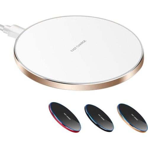 Hot 10W Fast Wireless Charger, Suitable for Samsung Galaxy S10 S9 / S9 + S8 Note 9 USB Qi Charging Pad