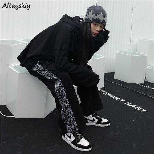 Casual Pants Women Mujer Spring Patchwork Simple Students All-match Full Length High Street Korean Style Ulzzang Fashionable New