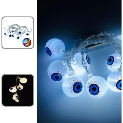 Festival Pracitcal Halloween Fairy Lamp Ornament 10/20 LEDs String Light Environmental-friendly for Hotel