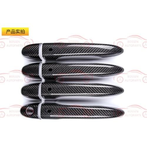 Apply to Maserati Ghibli President Levante GTS carbon fiber door handles stick car body kit accessories