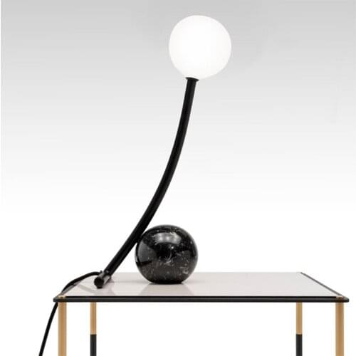 Modern minimalist table lamp living room bedroom bedside lamp creative hotel light luxury art lamp