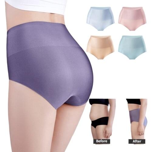 High Waist Seamless Butt Panties Slimming Body Tummy Shaper Lingerie Female Underwear Hip Control Bum Lifter Underpants