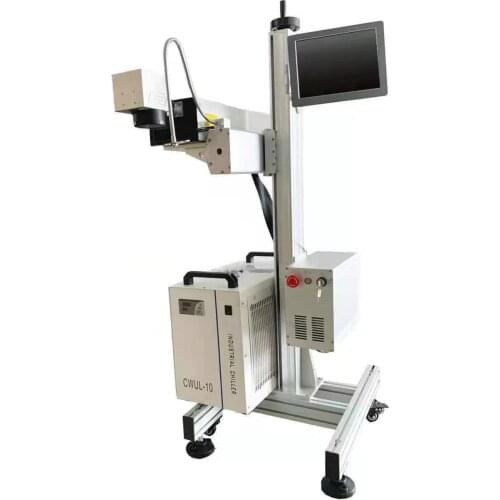 Ultraviolet flying laser coding machine